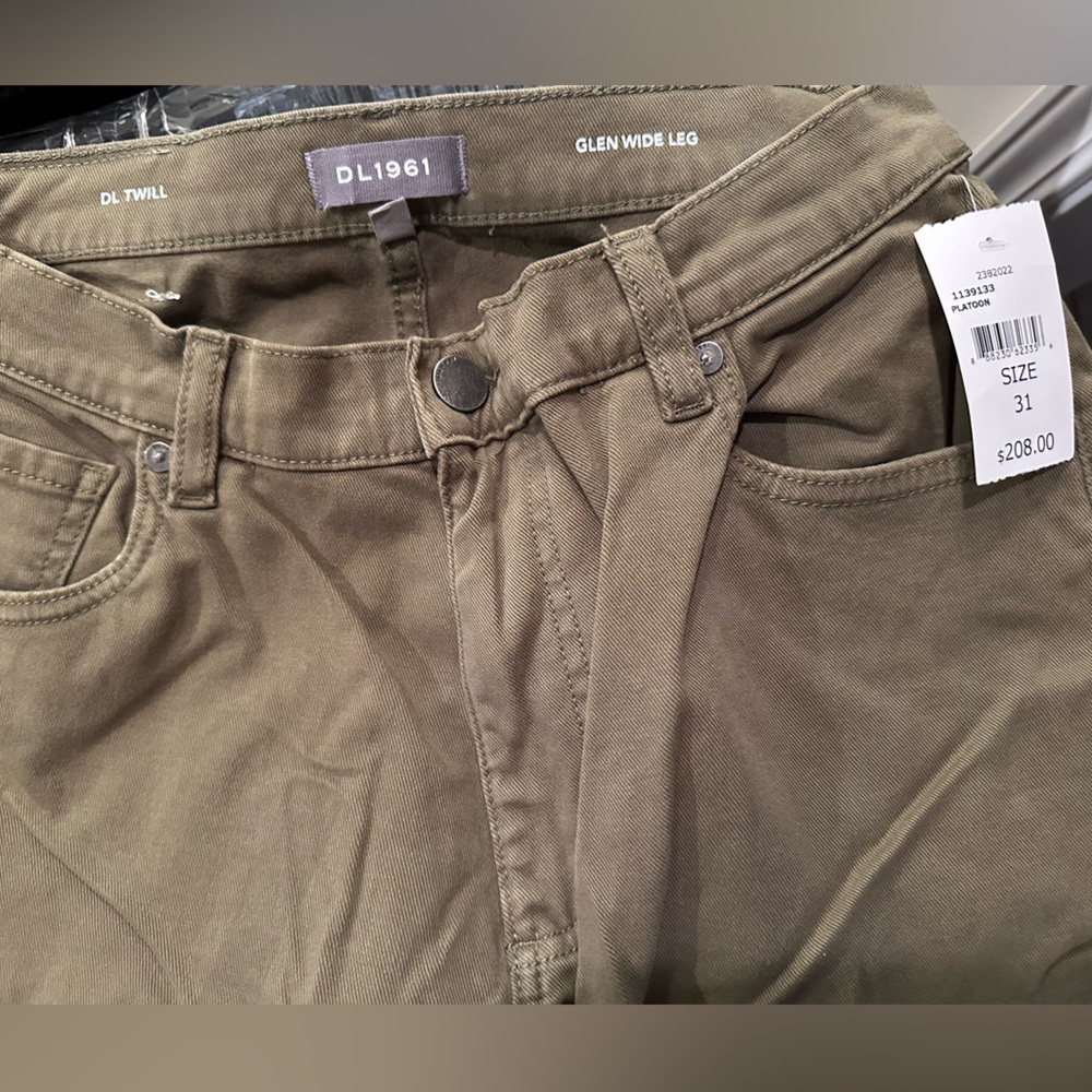 DL1961 - DL Twill Glen Wide Leg Pants - Size 31. NWT. - Picture 3 of 3